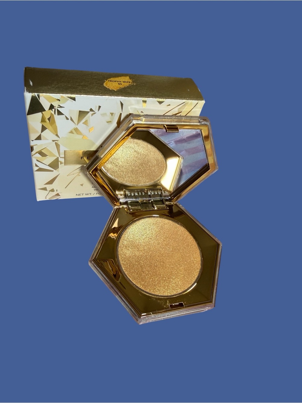 Fenty Beauty Trophy Wife Diamond Bomb FULL SIZE Gold Shimmer Highlighter BNIB - Picture 14 of 16